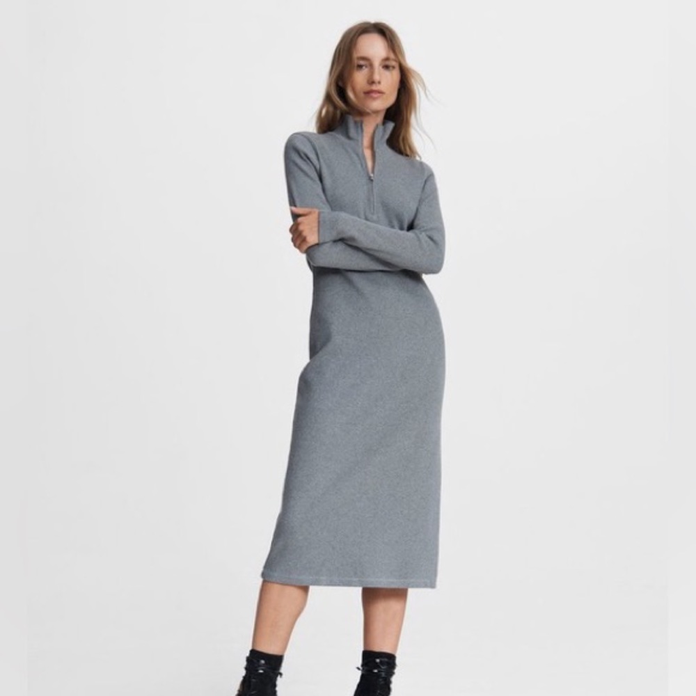 Rag & Bone Laila Zip Midi Dress